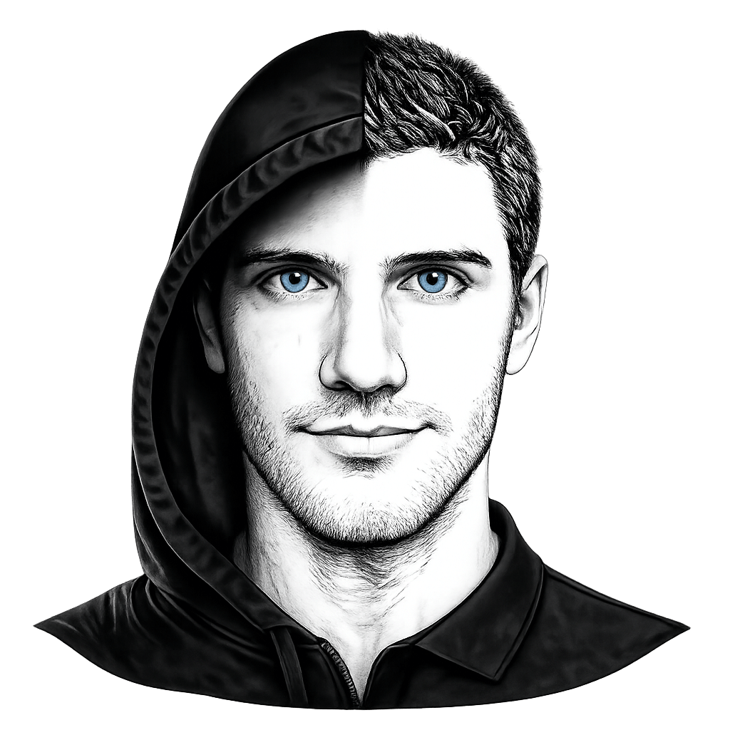 Dimitris Dimosiaris grayscale main portrait